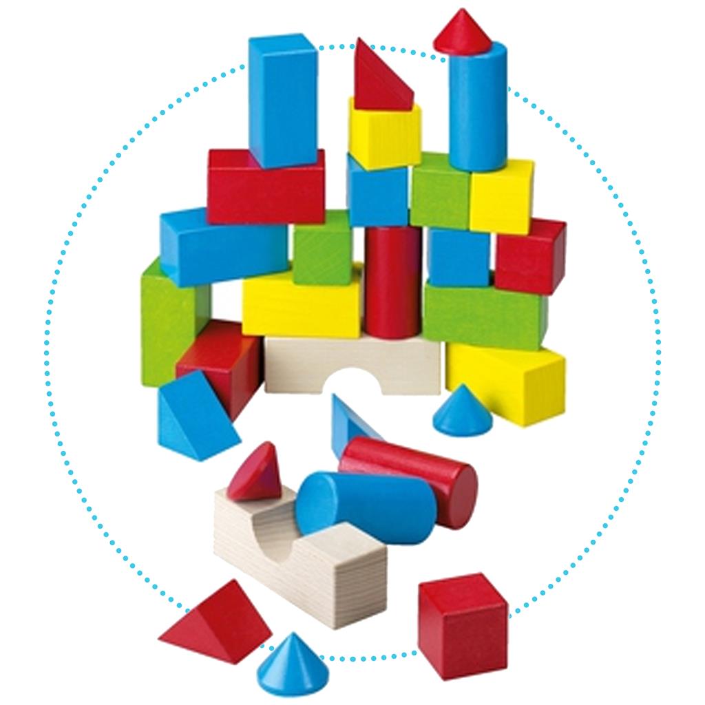 Blocs de construction colorés (30pcs)
