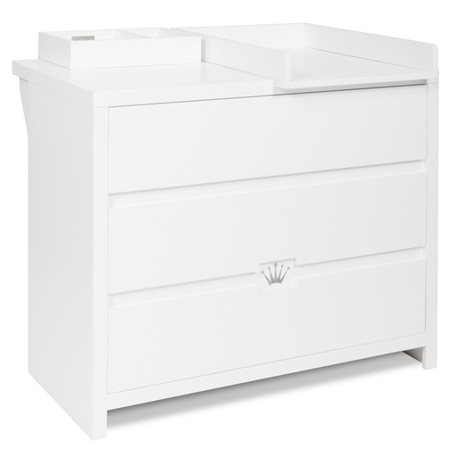 Verlengstuk commode + kleenex kit June white 72X52