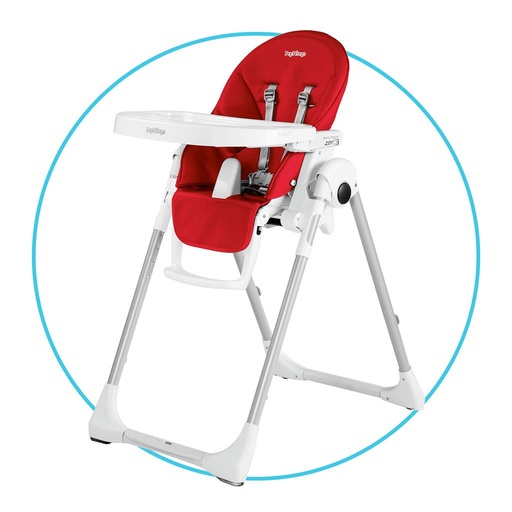 Chaise haute Prima Pappa Zero-3 Peg Pérego fragola 