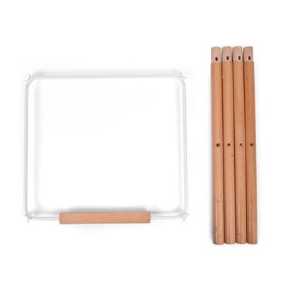 Set of long legs + footrest Evolu2 naturel 