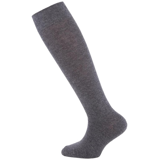 Knee socks antraciet mel. 