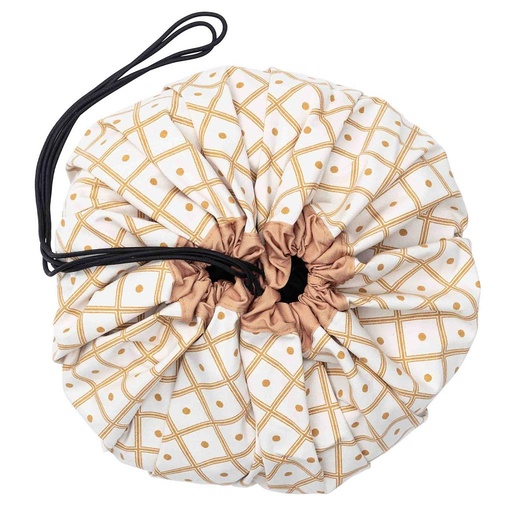 Storage bag geo mustard 
