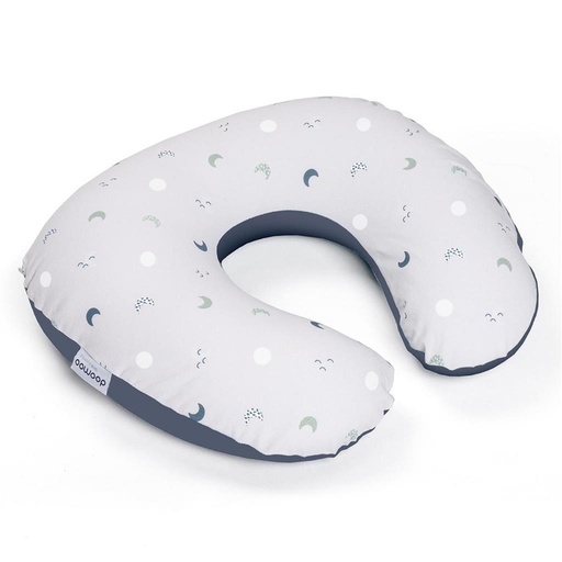 Coussin Softy blue grey moon 
