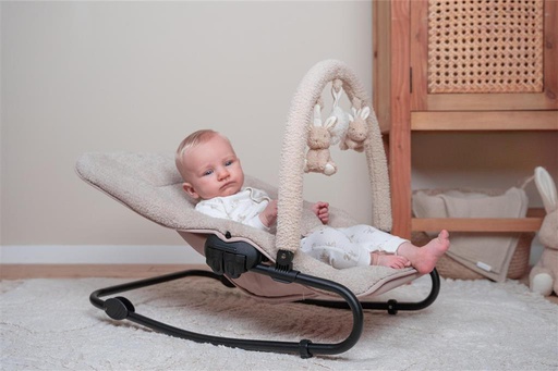 Château gonflable (avec arche de jeu) beige 