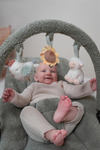 Château gonflable (avec arche de jeu) olive 