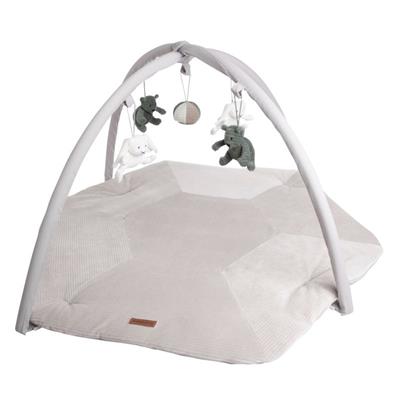 Speelkleed Zeegroen|Kiezelgrijs|Wit 