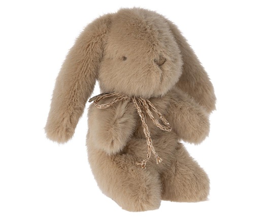 Peluche lapin 13cm Crème pêche