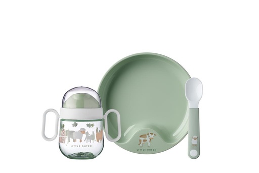 Set baby crockery mio 3 piece little farm