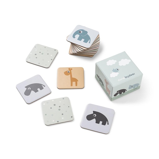 Memory game Deer friends colour mix 