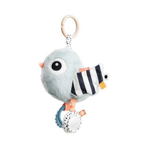 Hanging toy to go Birdie blue