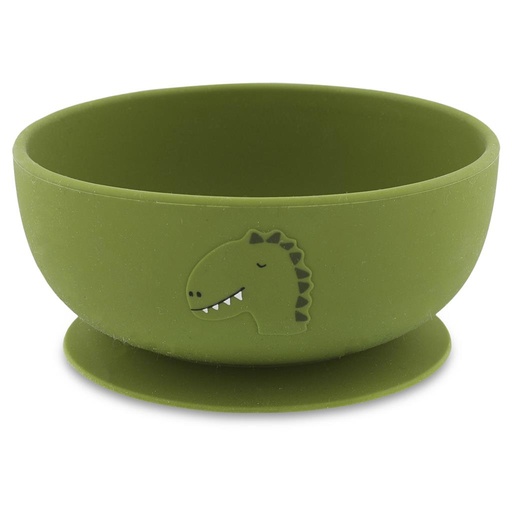 Silicone bowl with suction cup mr dino 