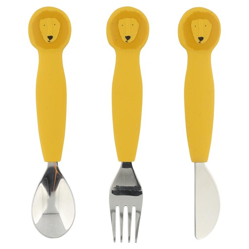Silicone bestek 3 stuks mr lion 