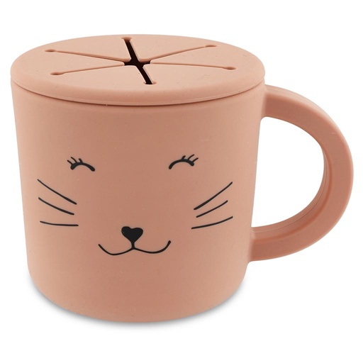 Coupe à goûter en silicone mrs cat