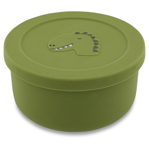 Boîte à goûter en silicone mr dino