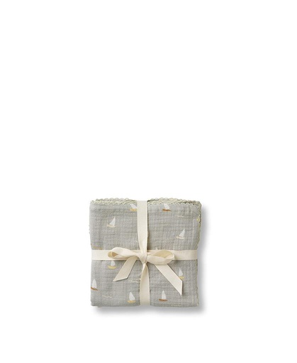 Tetra towel 3 pieces Sailboats 