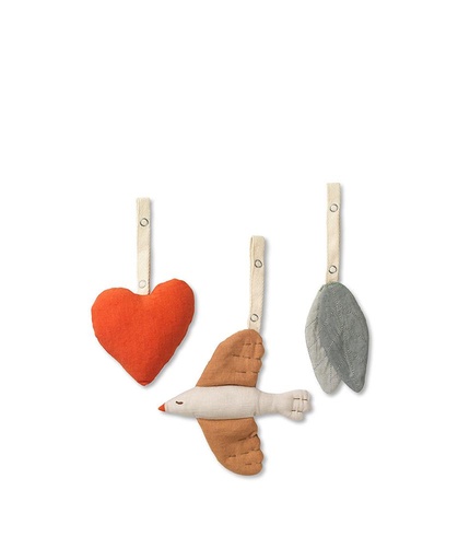 Speelgoed voor babygym Nora (3 stuks) Songbirds 