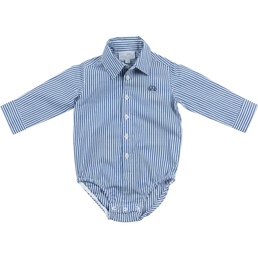Chemise de corps à rayures Pierrot dark blue 