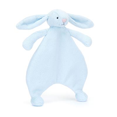 Cuddly blanket shy rabbit blue