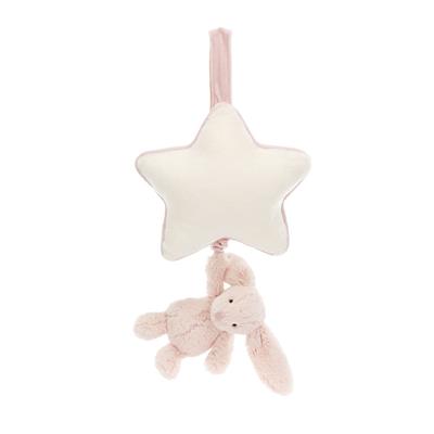 Mobile musical lapin timide blush 
