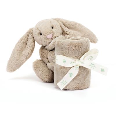 Couverture câline lapin timide beige 