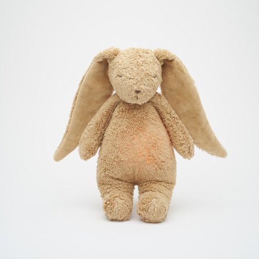 Stuffed rabbit organic (with light and sound) cappuccino 