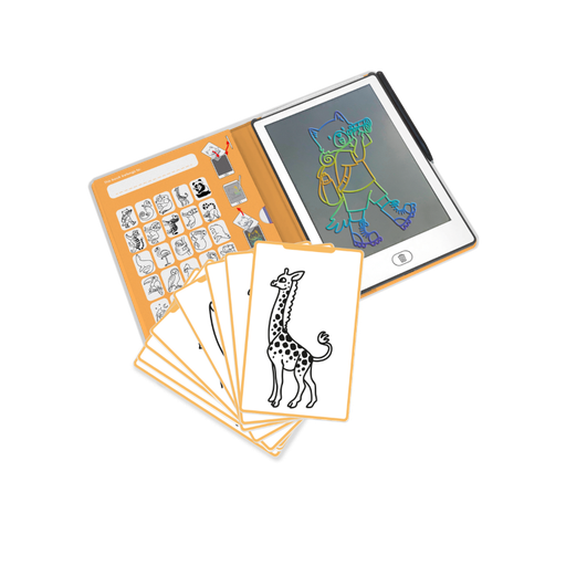 Drawing tablet Kidydraw mini 30 dieren 