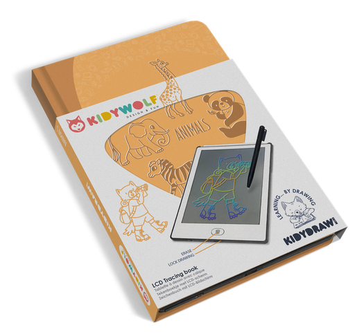 Tablette à dessin Kidydraw mini 30 dieren 