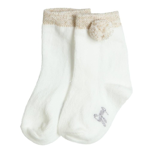 Chaussettes Keit Off White - Gold