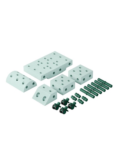 Explorer kit (21 parts) ocean mint / forest green