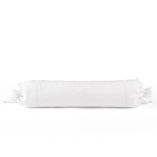 Coussin à rouleaux cotton white 