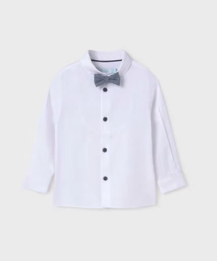 Hemd met strik white