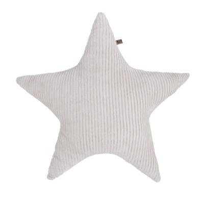 Coussin étoile teddy sense kiezelgrijs 