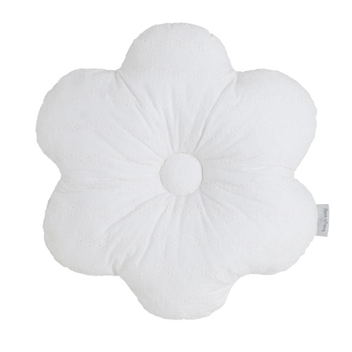 Coussin fleur calme wit 