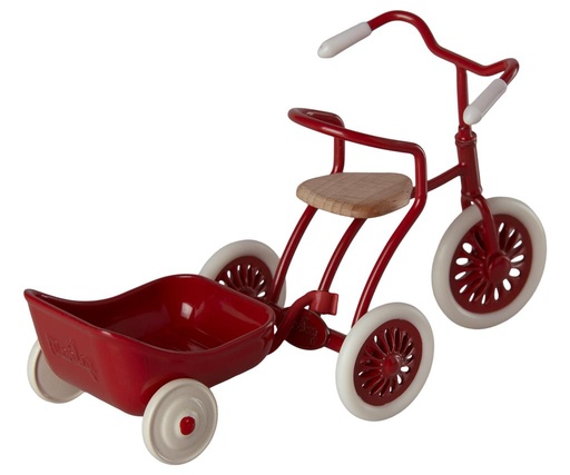Mini aanhanger voor driewieler 4cm red 