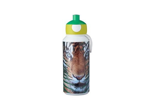 Drinking bottle pop-up campus 400 ml animal planet tiger