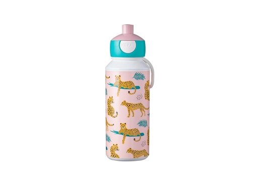 Drinking bottle pop-up campus 400 ml leopard