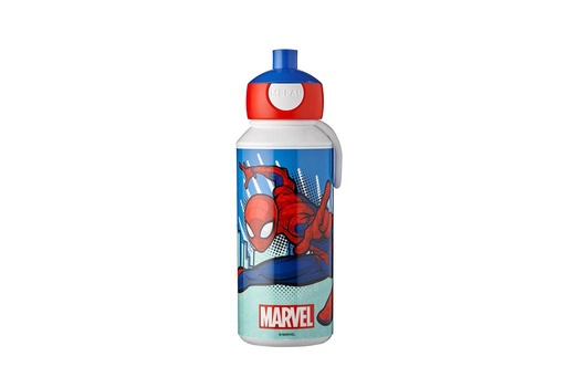 Drinking bottle pop-up campus 400 ml spiderman