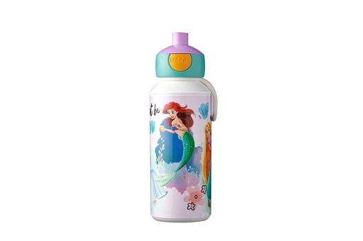 Drinkfles pop-up campus 400 ml disney princess 