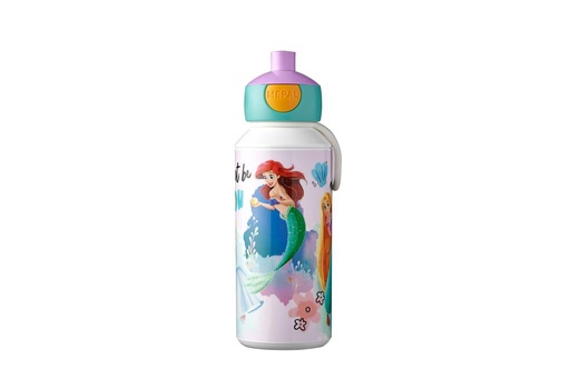 Bouteille à boire pop-up campus 400 ml disney princesse