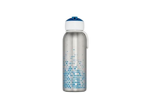 Flacon à vide flip-up campus 350 ml blue 