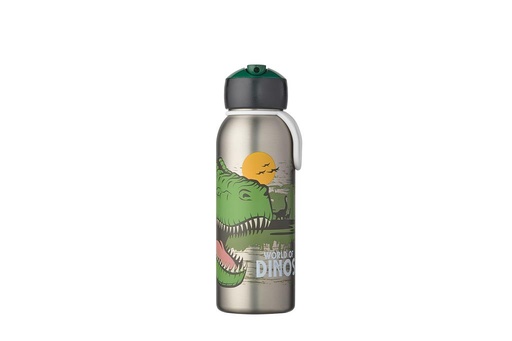 Flacon à vide flip-up campus 350 ml dino 