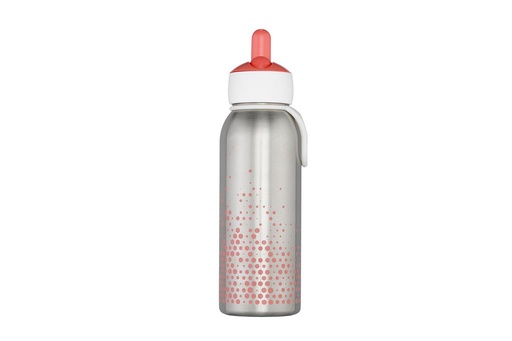 Flacon à vide flip-up campus 350 ml pink 