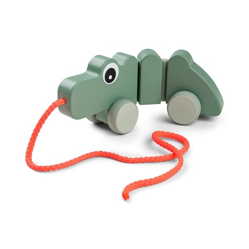 Tug toy Croco green