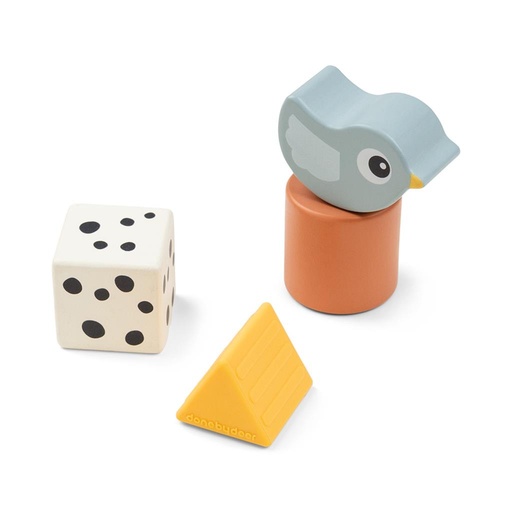 Blocs de jeu 4 pièces Birdie colour mix 