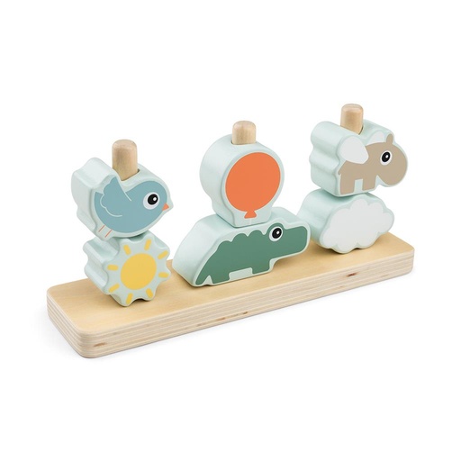 Stacking toy Happy clouds colour mix 