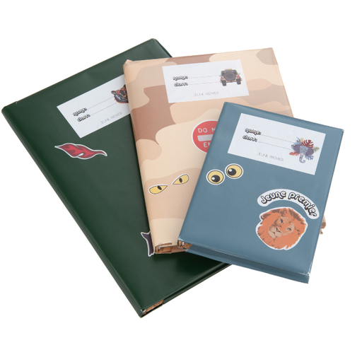 Kaftpapier, labels en stickers boys 