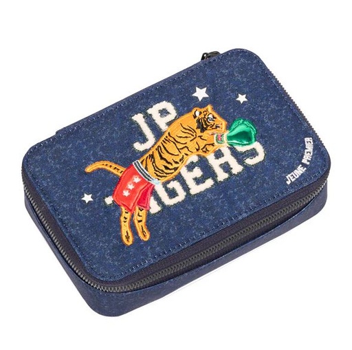 Pencil box filled Boxing Tiger (Navy mélange)