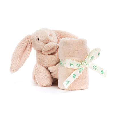 Cuddly blanket shy rabbit blush