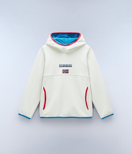 Sweat à capuche beige dimity 