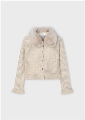 Cardigan 27-Beige maza